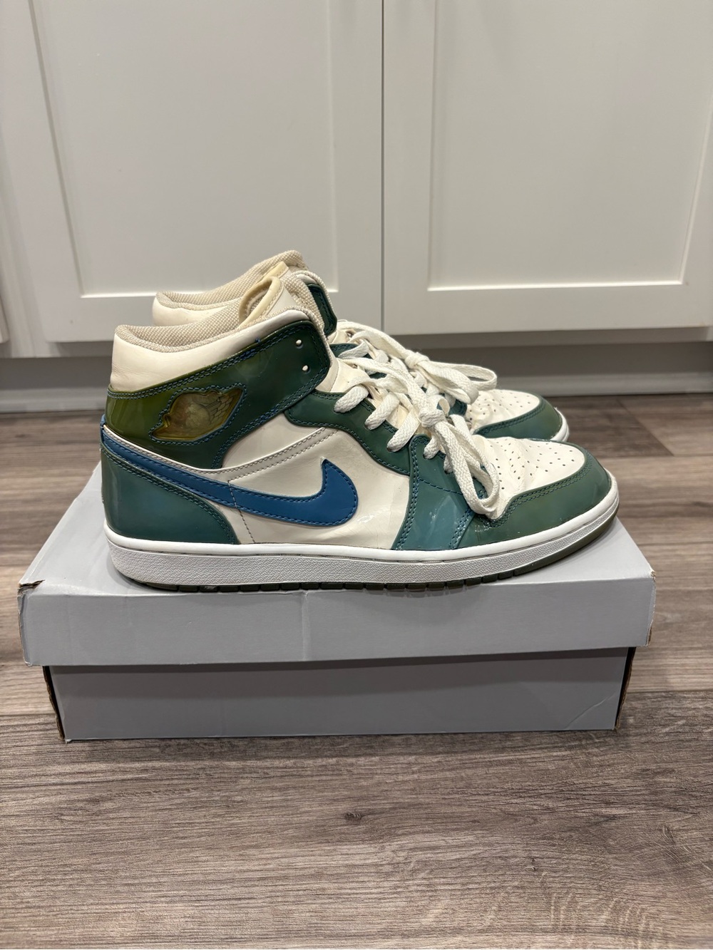 Nike Air Jordan 1 UNC Patent 2003 Rare size 10